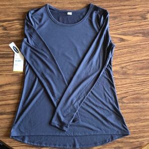 Old Navy long sleeve workout shirt.